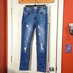 Altar'd State distressed meadium wash jeans